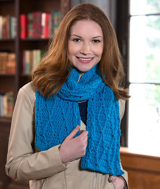 Cable Warm Wishes Scarf