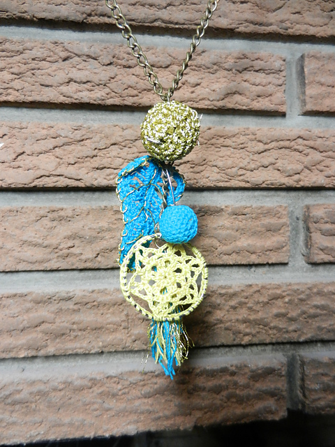 Bohemian Charms Crochet Necklace