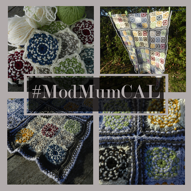 Modern Chrysanthemum Throw