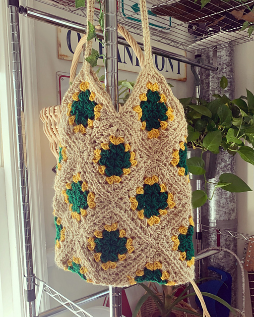 Granny-Square Tote Bag