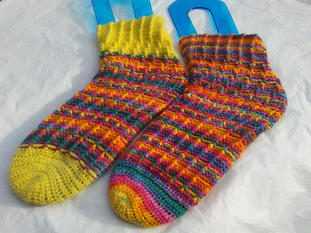 Twisted Heel Tube Socks