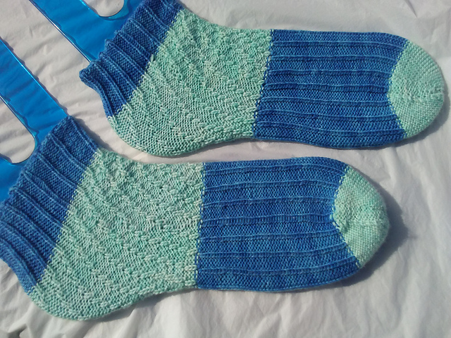 Twisted Heel Knit Socks