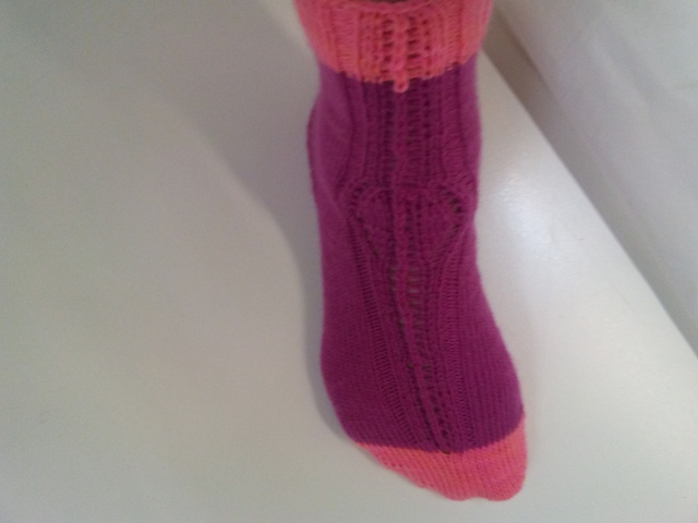 Spine & Lace Tube Socks
