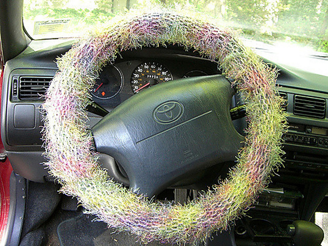 Kawaii steering wheel cozy