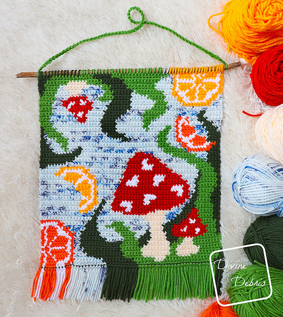 Fruit of the 'Shroom Wall Hanging