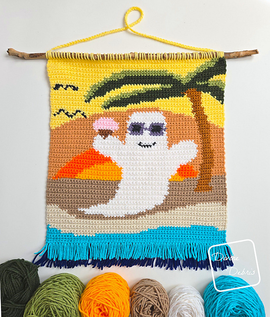 Beach Ghost Wall Hanging