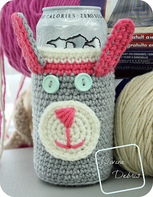 Bunny Can/ Bottle Cozy