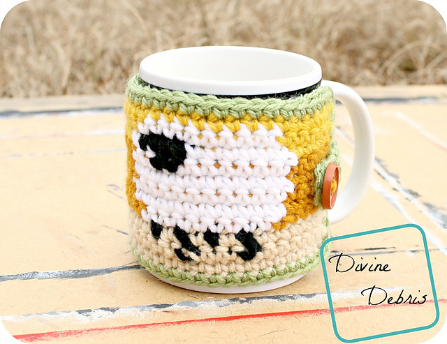 Dancing Sheep Cup Cozy