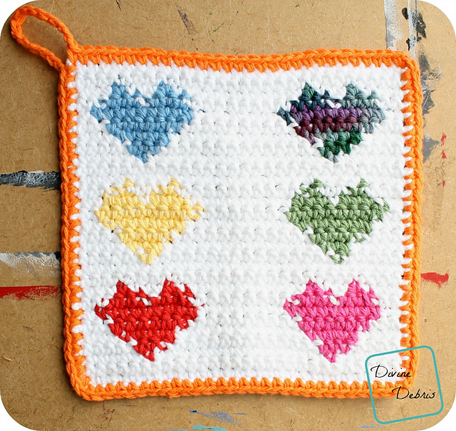 Pretty Hearts Hot Pad