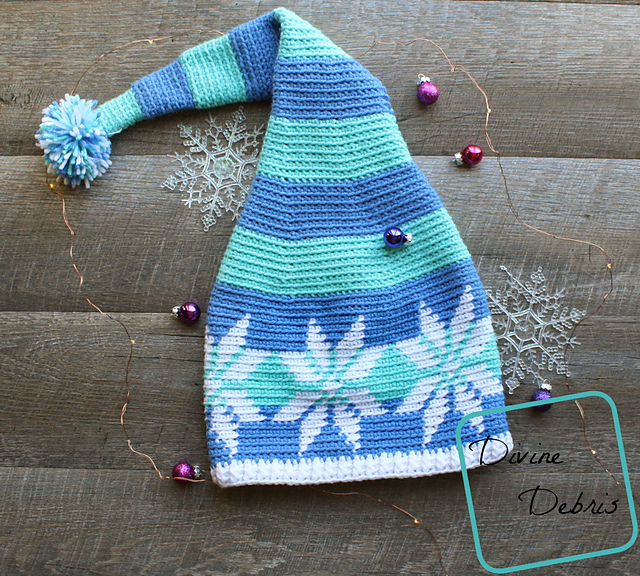 Snowflake Stocking Hat