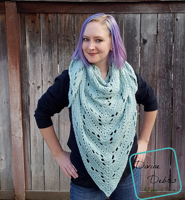 Evelyn Triangle Shawl