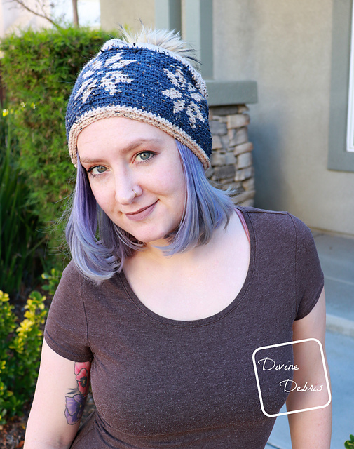 Dancing Snowflakes Beanie