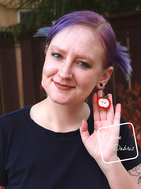 Apple and Pumpkin Earrings