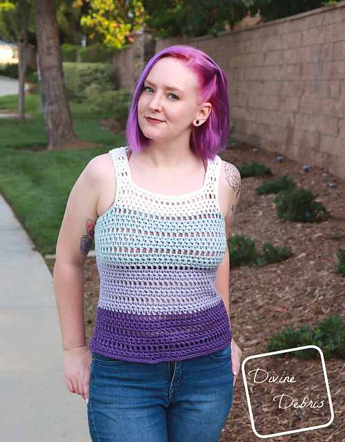 Ravelry Melanie Tank Top pattern by Divine Debris