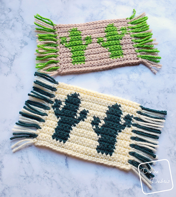 Cute Cactus Mug Rug