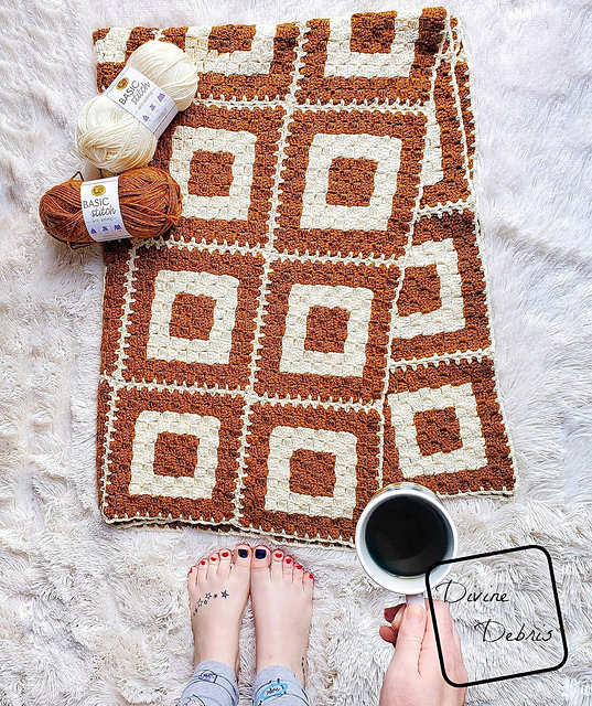 Concentric Squares C2C Throw