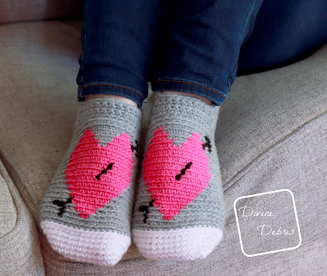 Love Struck Slipper-Socks