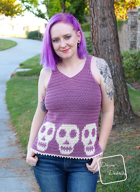 Sally Skulls Tank Top