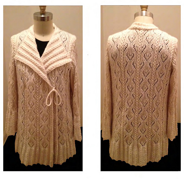 Lacy Arches and Twists Jacket
