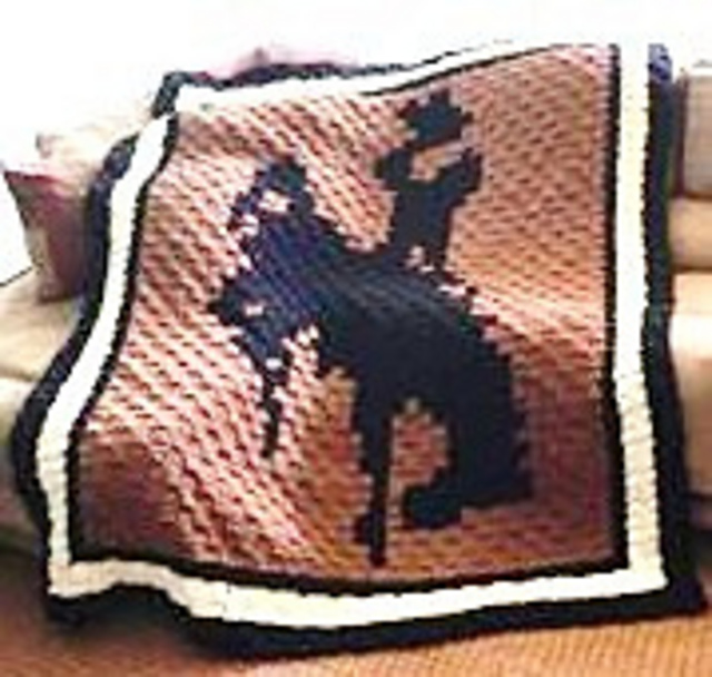 C2C Cowboy Afghan