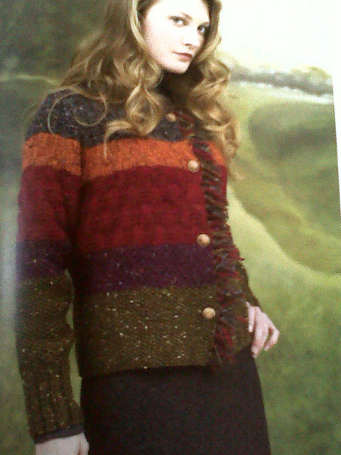 Harris-Style Sampler Cardigan