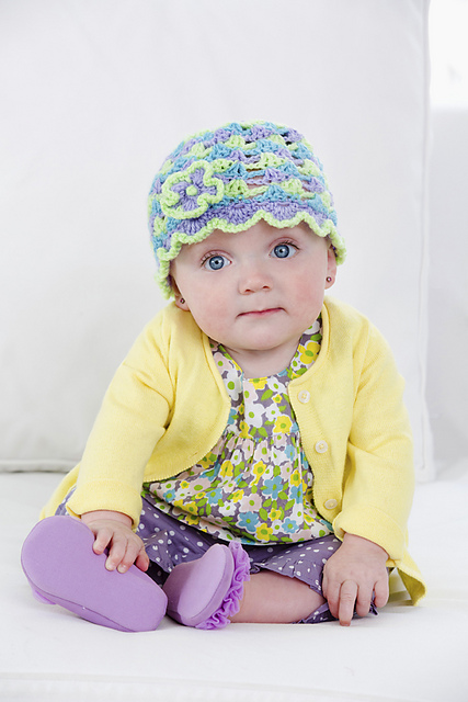 Ruffled Posies Hat