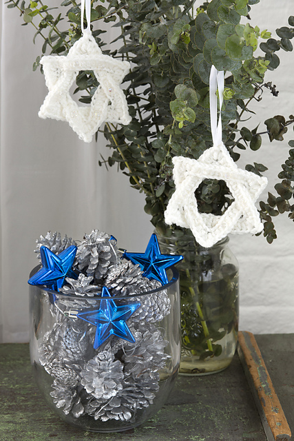 White Star of David Ornament