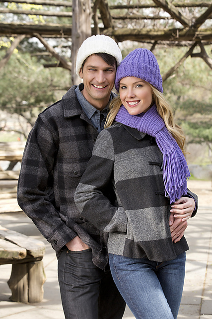 Ribbed Hat and Scarf #LW3128