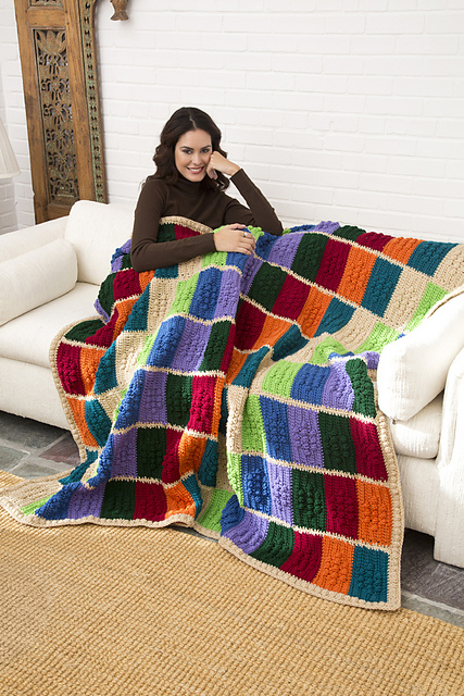 Color Block Throw