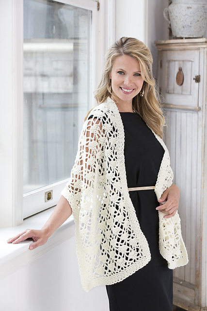 Crochet Lacy Wrap