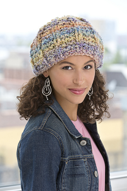 Soft Pastel Knit Hat