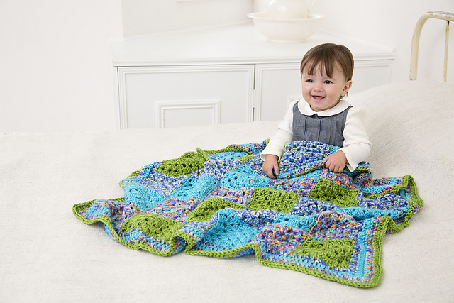 Many Squares Baby Blanket