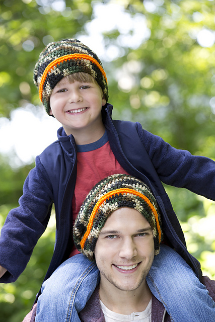 Dad & Son Camo Hats