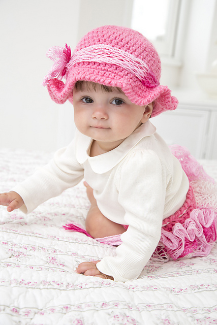 Country Baby Diaper Cover & Hat