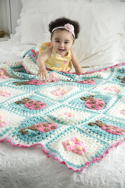 Bugs and Blooms Blanket