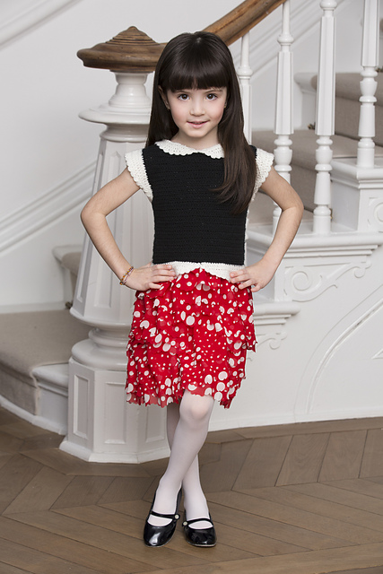 Girl's Ruffled Party Dress