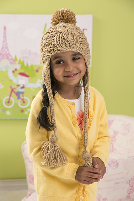Cabled Toddler Hat