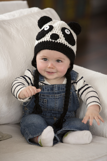 Panda Baby Hat