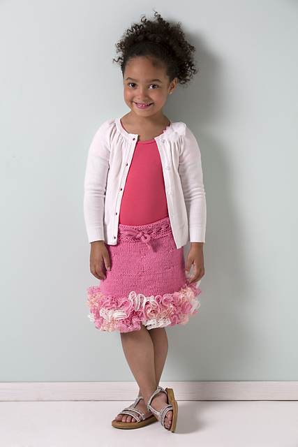 Girl's Ruffled Skirt
