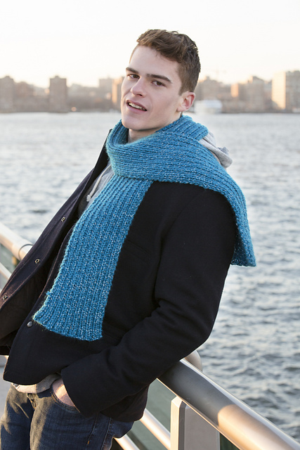 Easy Ribbed Scarf for All