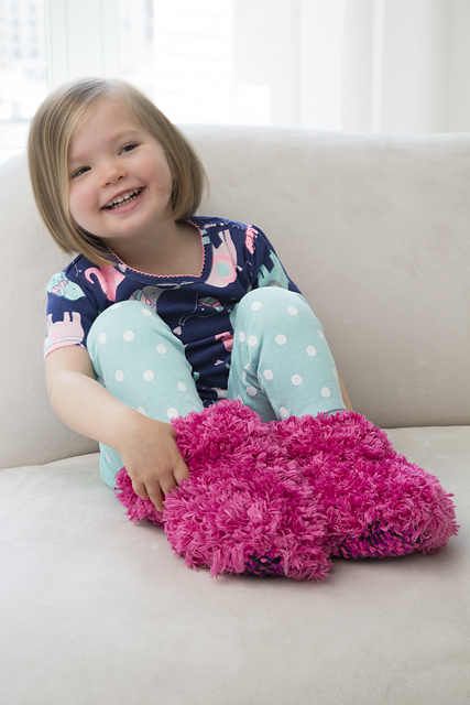 Child Fur Boot Slippers