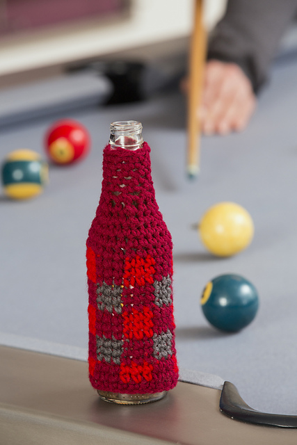 Buffalo Plaid Bottle Cozy