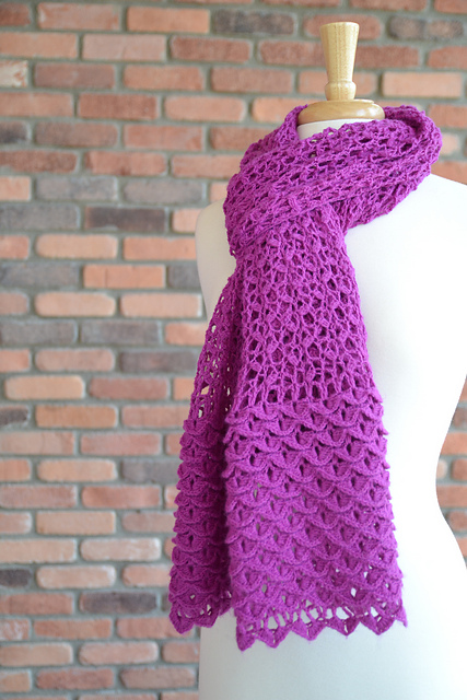 Cherry Blossom Shawl remake