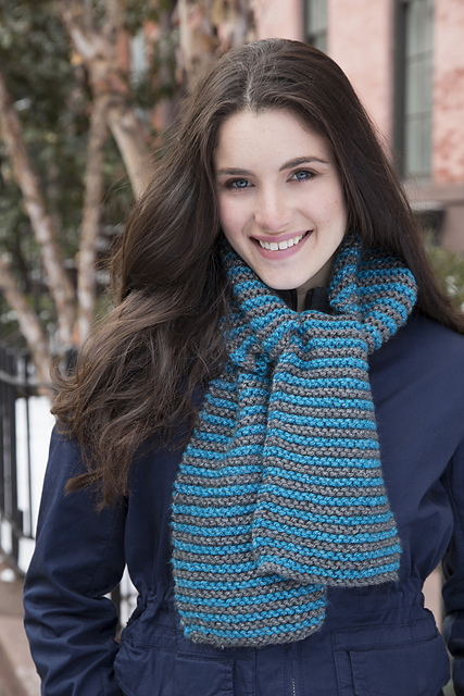 Knit in Stripes Scarf