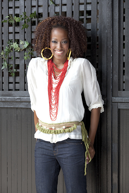 Ruffled Hip Belt