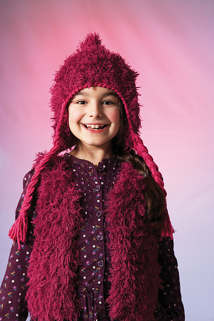 Furry Hat and Vest #LW2373