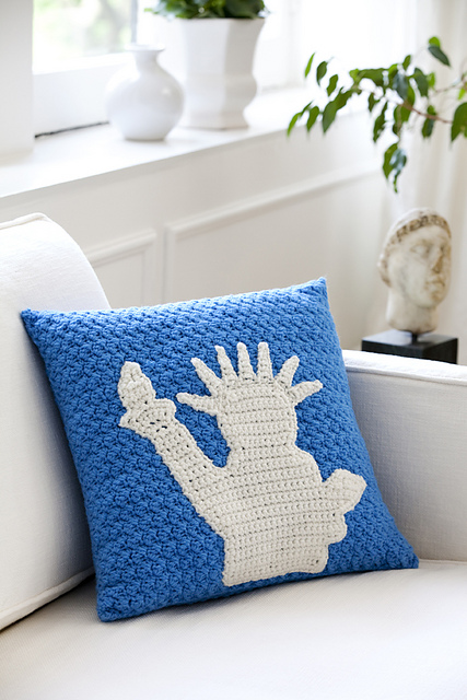 Ravelry: Statue of Liberty Pillow pattern by Michele Wilcox