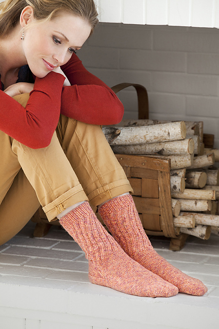 Lacy Toe-Up Socks