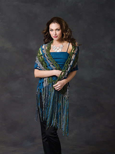 Tri-Colored Shawl