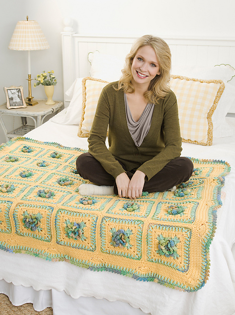 Country Floral Throw